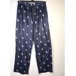 U.S. Polo Assn. Pajama Pants Mens XL Navy Blue Excellent Velour Logo Sleepwear